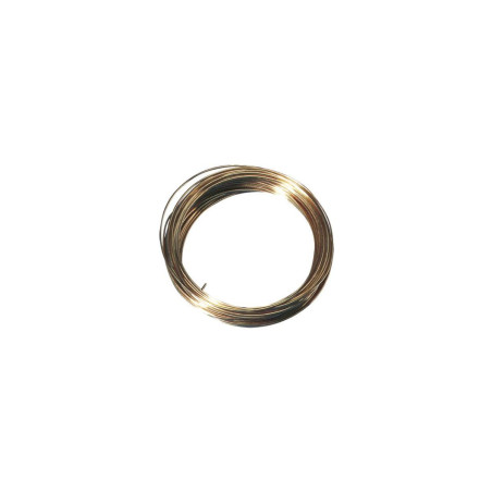 Fil de laiton 0.6 mm par 10 metres pour realiser vos bijoux et vos vitraux