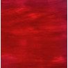 plaque de verre semi translucide rouge marbré format 30 par 26 cm