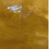 plaque de verre vitrail brun ambre clair miel marbré opaque marbré format 30 par 26 cm