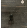 plaque de verre vitrail brun foncé marbré opaque marbré format 30 par 26 cm