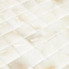 Beige impression écume oasis mat et nacré émaux 2.5 cm par plaque 31.7 cm