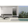 Beige impression écume oasis mat et nacré émaux 2.5 cm par plaque 31.7 cm
