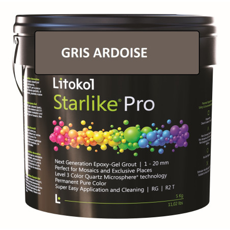 Gris ardoise starlike PRO résine époxy ardesia ref 10 par 2.5 kilos