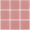 Rose foncé 4 cm mosaïque émaux par 64 carrés pour couvre 32 cm