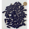 Larmes pétales en mosaïque céramique bleu marine mix taille de 21 à 40 mm par 100g
