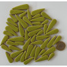 Larmes pétales en mosaïque céramique vert pomme mix taille de 21 à 40 mm par 100g
