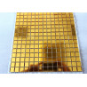 Like gold 2 cm doré lisse 225 tesselles plaque 32.5 cm