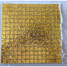 Like gold 2 cm doré martelé  gaufré hp02 par 225 tesselles plaque 32.5 cm
