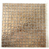 Like bronze 2 cm brun martelé effet warteglass jc08 par 225 tesselles plaque 32.5 cm