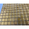 Mosaique or like gold martelé fin gauffré plaque 32.5 cm Mosaique 2 cm idéal salle de bain
