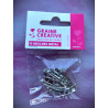 Broche 27mm coloris argent par 10 pour customiser vos bijoux
