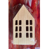Maison à poser de 150 par 80 mm épaisseur 30 mm support bois pour mosaïque