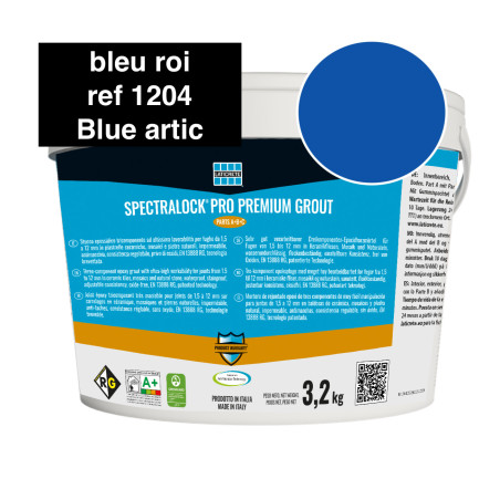 Résine epoxy Spectralock PPG  bleu roi ref 1204 blueartic par 3,2 kilos