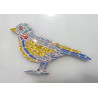Oiseau du ciel support bois pour mosaique mésange 20 cm pour la mosaique