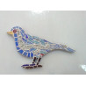 Oiseau du ciel support bois pour mosaique mésange 20 cm pour la mosaique