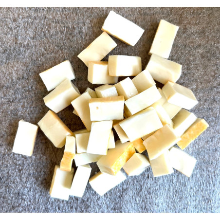 Jaune orangé clair mosaïque smalt  artisanal M84 par 100 g
