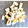 Jaune orangé clair mosaïque smalt  artisanal M84 par 100 g
