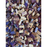 Brun assortiment mosaïque smalt brun M17 à M24 par 100g