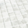 Mosaique blanc gris nacre breeze 3.8 mm par plaque de 31cm Achat mosaïque gloss effet écume de mer