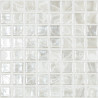 Breeze blanc gris nacré émaux 3.8 cm par plaque 31 cm