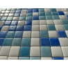 Mosaique piscine bleu piscine et blanc par M² Achat mosaique carrelage piscine prix outlet