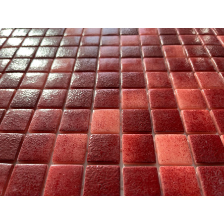 Rose framboise mosaïque émaux 2.3 cm brillant  par M² outlet