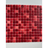 Rose framboise mosaïque émaux 2.3 cm brillant  par M² outlet
