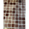 Brun moucheté 2.4 cm émaux par plaque 32 cm sur trame HTK