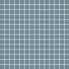 Bleu nuit pétrole 2.4 cm mosaïque mat grès cérame antique au M²