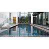 Noir et gris Langre mosaïque Water mix 2.3 cm par M²
