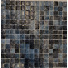Noir et gris moucheté mosaïque Water mix 2.3 cm par M² petit prix outlet