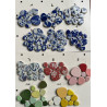 Mosaïque galets japonais émaillés  couleurs au choix au M²