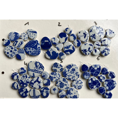 Mosaique galets emailles japonais au M² Vente en ligne