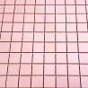 Mosaique carrelage mat rose intense 2.4 cm plaque  Achat de carrelage grès ceram vintage