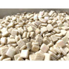Micro mosaique  blanc cassé ivoire nacré  12 mm Achat de micro pour mosaique pixel  100g