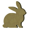 Lapin 9.5 par 11 cm épaisseur 16mm support bois pour mosaïque