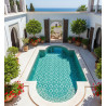 Mosaïque piscine Marine décor Zahara par 1 M²