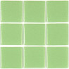 Vert jade 4 cm mosaïque émaux brillant en vrac par 64 carrés pour loisirs créatifs
