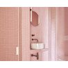 Mosaique carrelage rose clair 4 cm au kilo  Achat mosaique carrelage rose boudoir