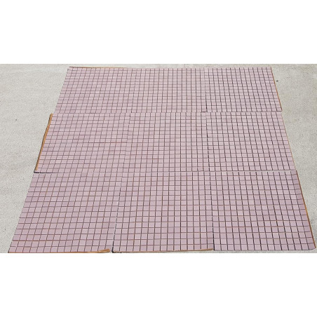 Rose parme grès 2 par 2 cm grès antique paray mauve clair au M²