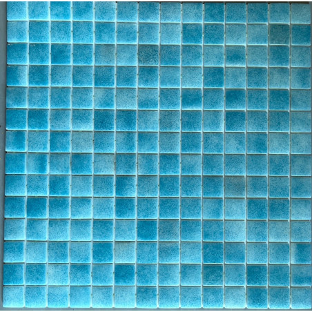 Bleu vert  aquatique piscine moucheté mosaïque 2.3 cm par M² petit prix outlet