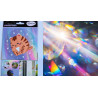 Suncatcher pvc pour vitre chat kawaii 12 cm