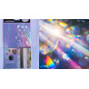 Suncatcher attrape lumière autocollant pvc pour vitre chat porte bonheur