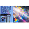 Suncatcher attrape lumière autocollant pvc pour vitre tigre papillon