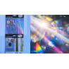 Suncatcher attrape lumière autocollant pvc pour vitre vase avec fleurs