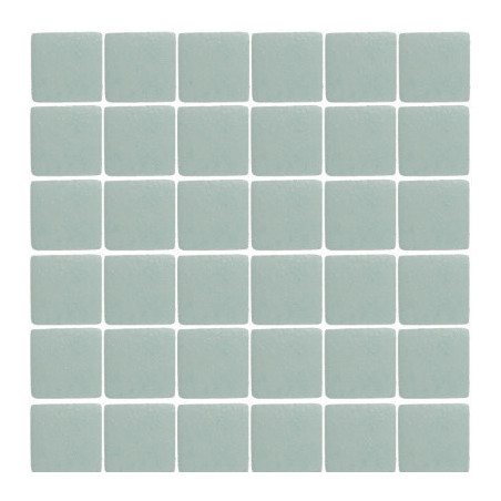 Emaux de verre Mosaique vert celadon mouchete 2.3 cm 100 grammes