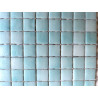 Vert Céladon moucheté Azov mosaïque émaux brillant bord droit 2.3 cm par plaquette 20 carreaux