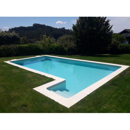 Mosaique emaux de verre vert celadon mouchete Azov par 2 m² pour une eau turquoise