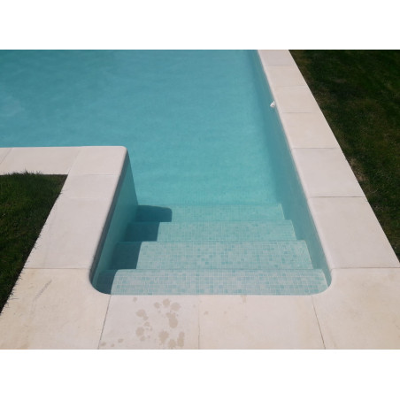 Emaux de verre Mosaique vert celadon mouchete 2.3 cm 100 grammes