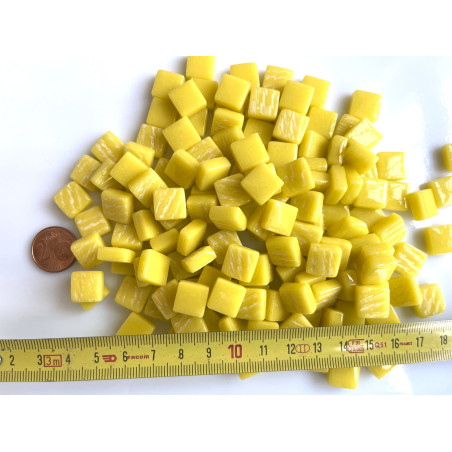 Jaune vif soleil micro mosaïque PIXEL ART 1.2 cm par 100 grammes